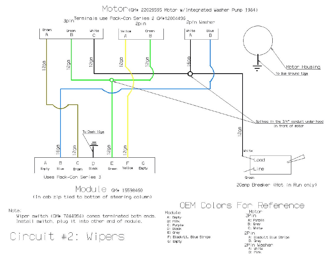 Tech: Detailed Wiper Wiring Diagram | CK5 Forums